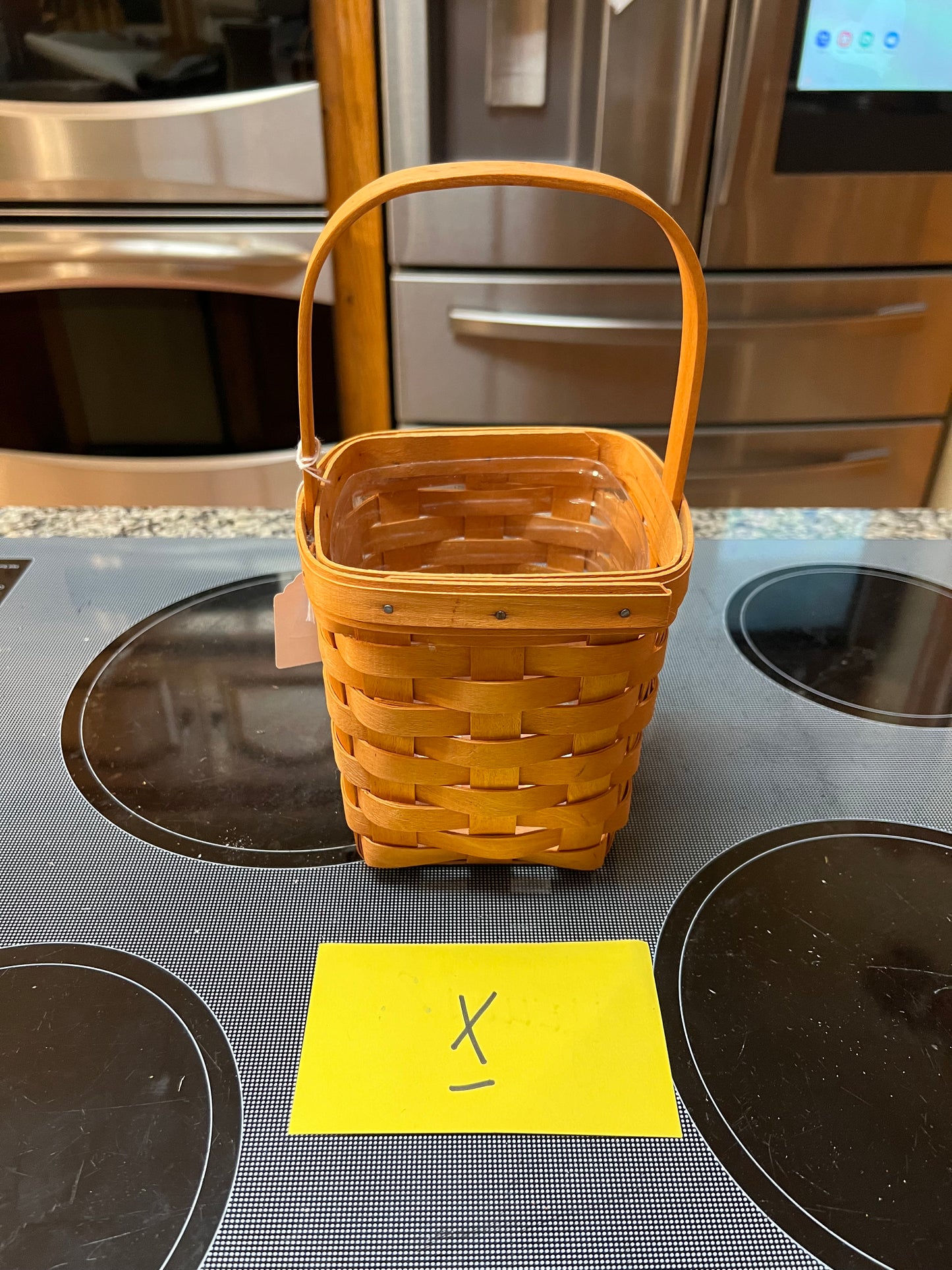 Longaberger Medium Peg Basket with Protector