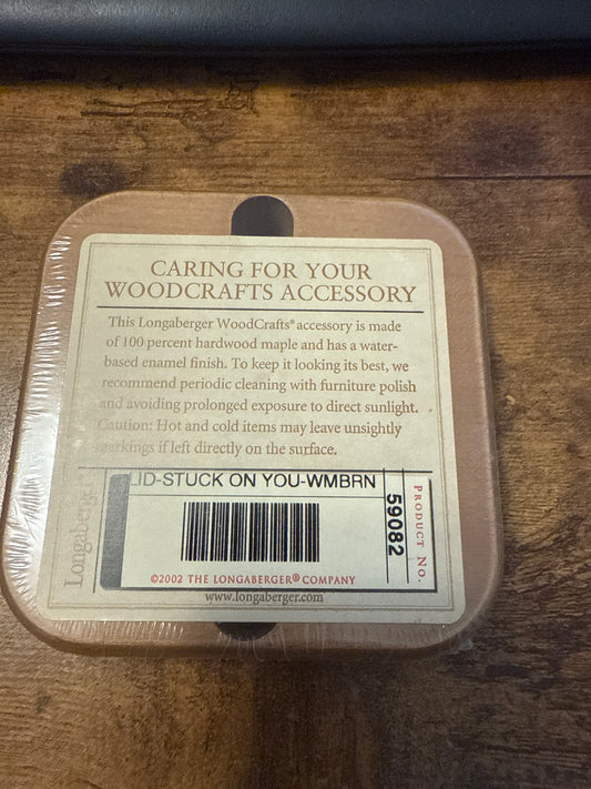 Longaberger Stuck On You Lid