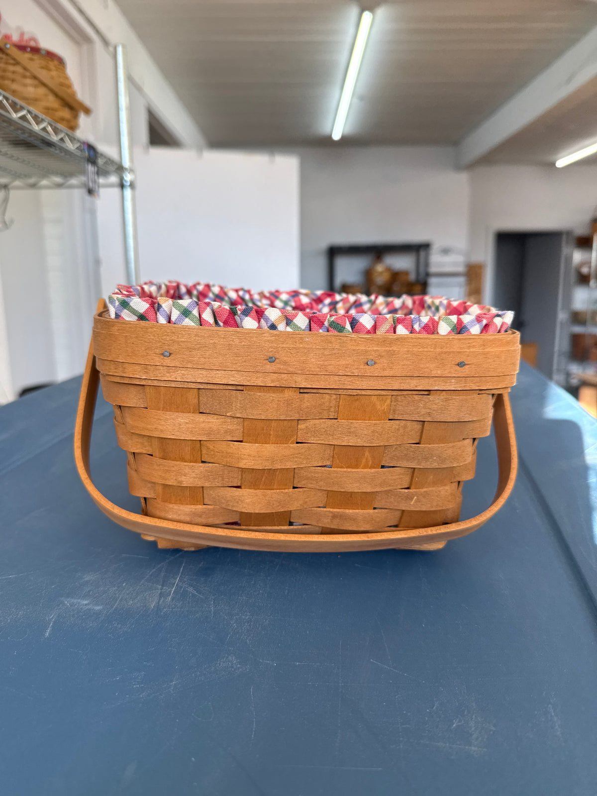 Longaberger large berry basket with liner and protector