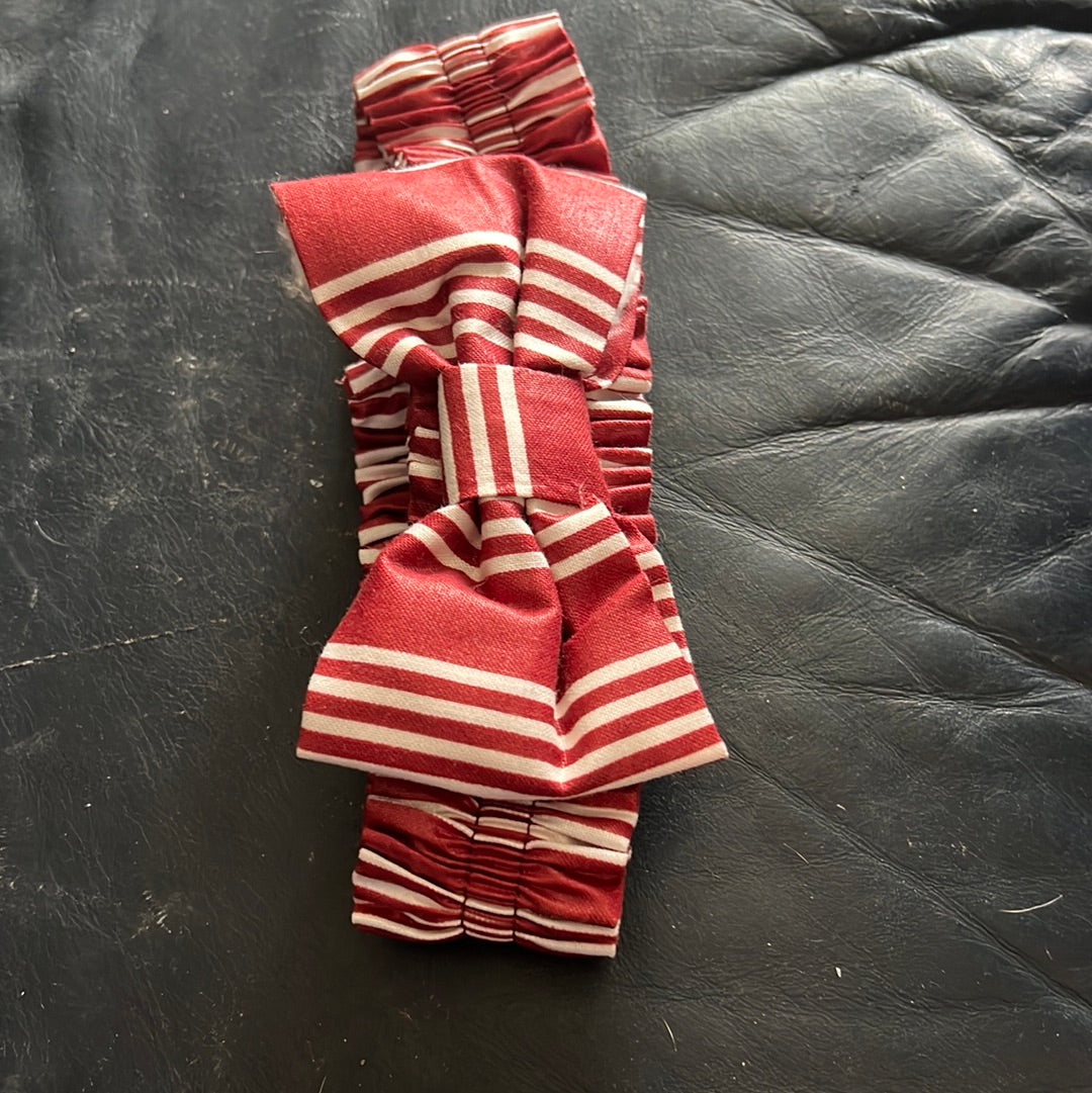 Longaberger Small Garter in Red Berry Stripe