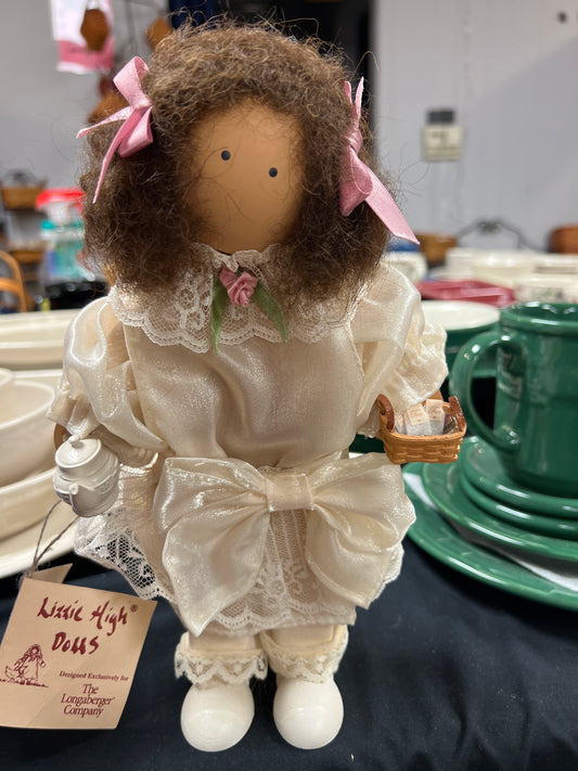 Longaberger sentimental rose Lizzie high doll