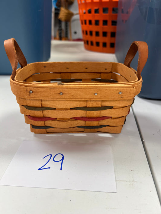 Longaberger woven traditions tea basket