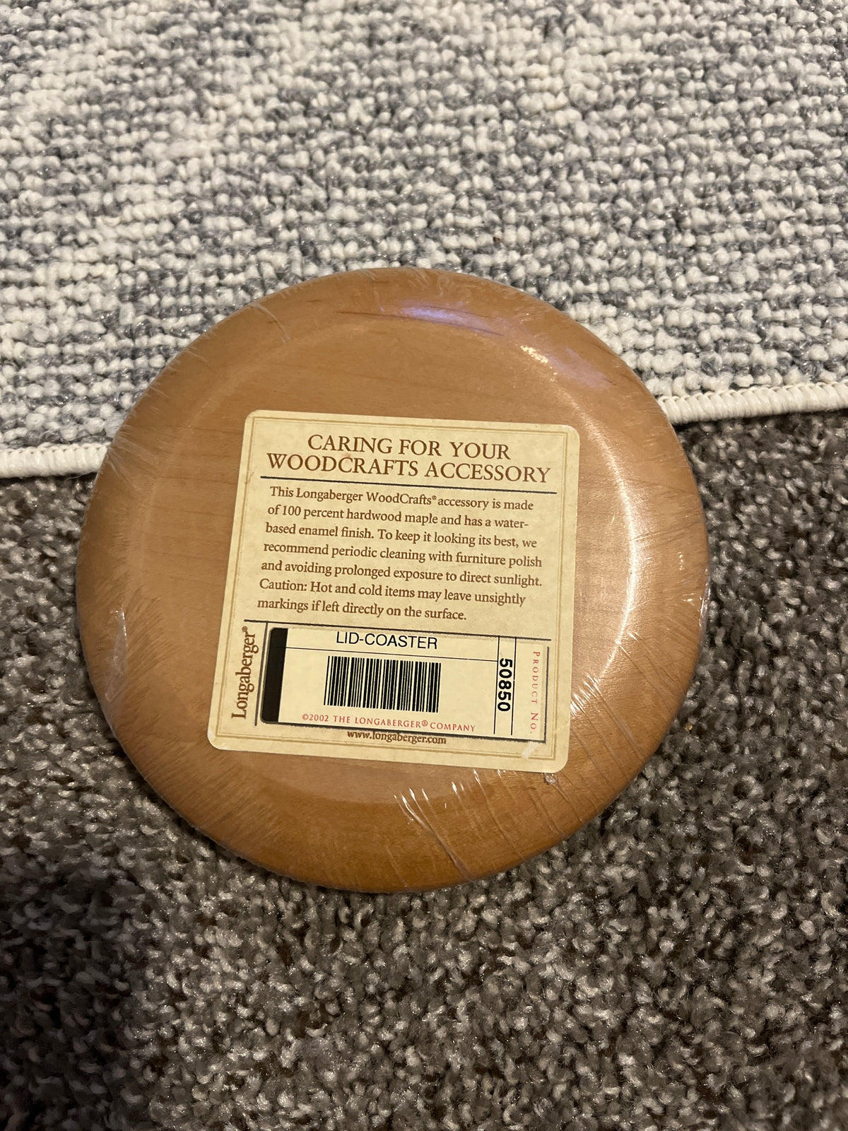 Longaberger Coaster lid