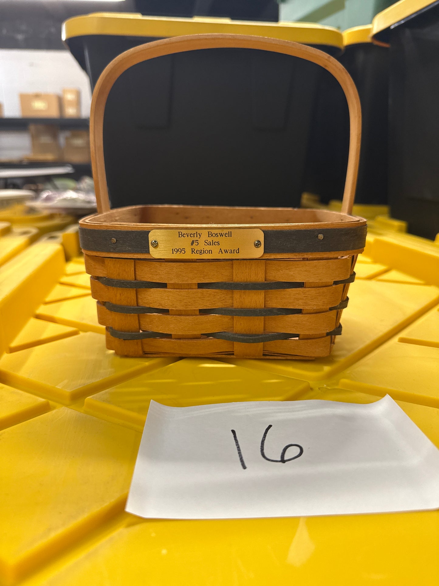 Longaberger sales award basket