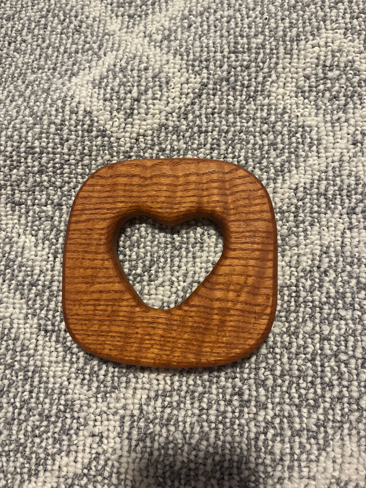 Longaberger 5” lid with heart cut out