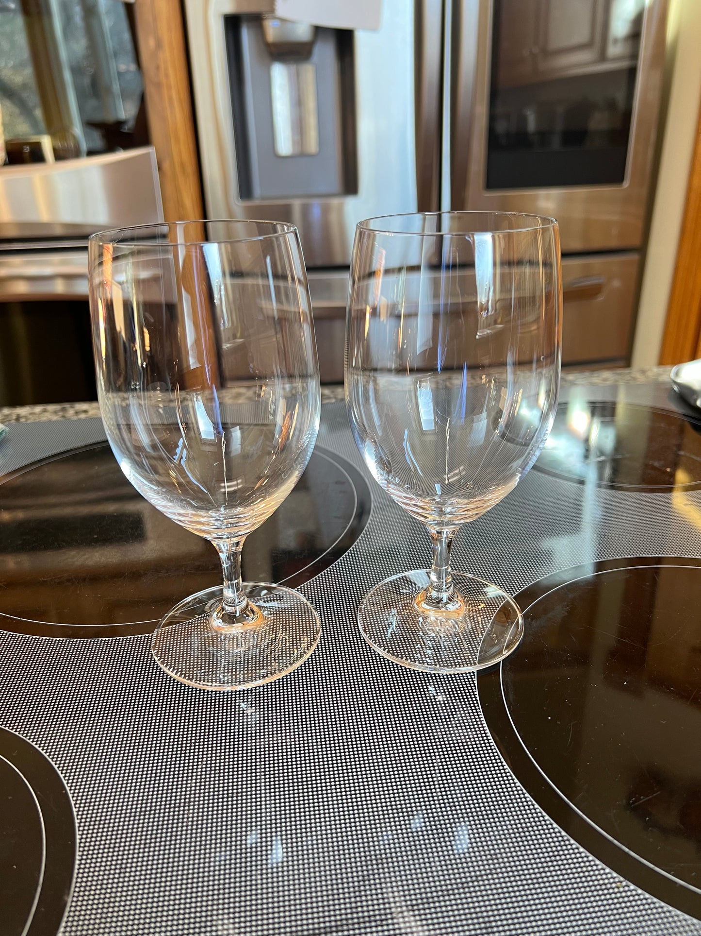 Longaberger pair of wine glasses