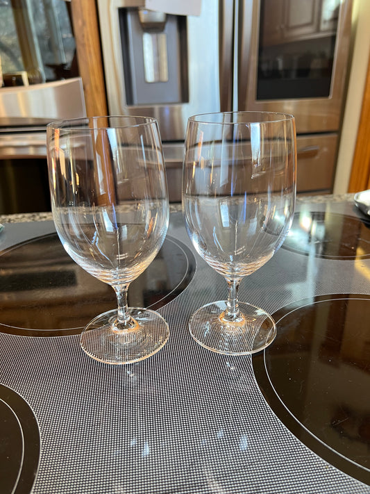 Longaberger pair of wine glasses