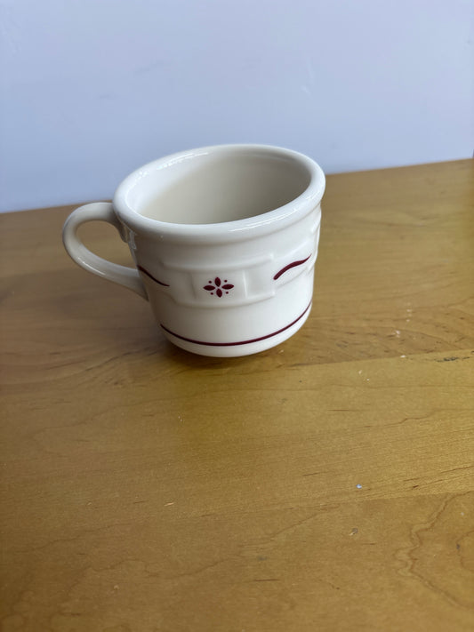 Longaberger Teacup in Traditional Red