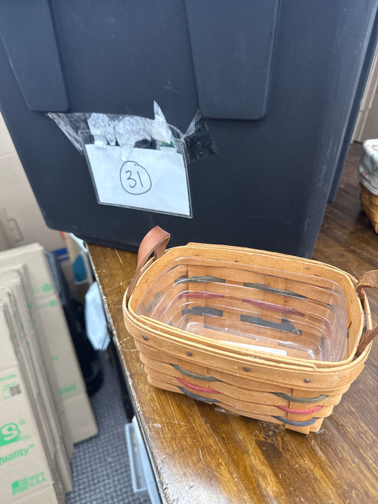 Longaberger heartland tea basket with protector