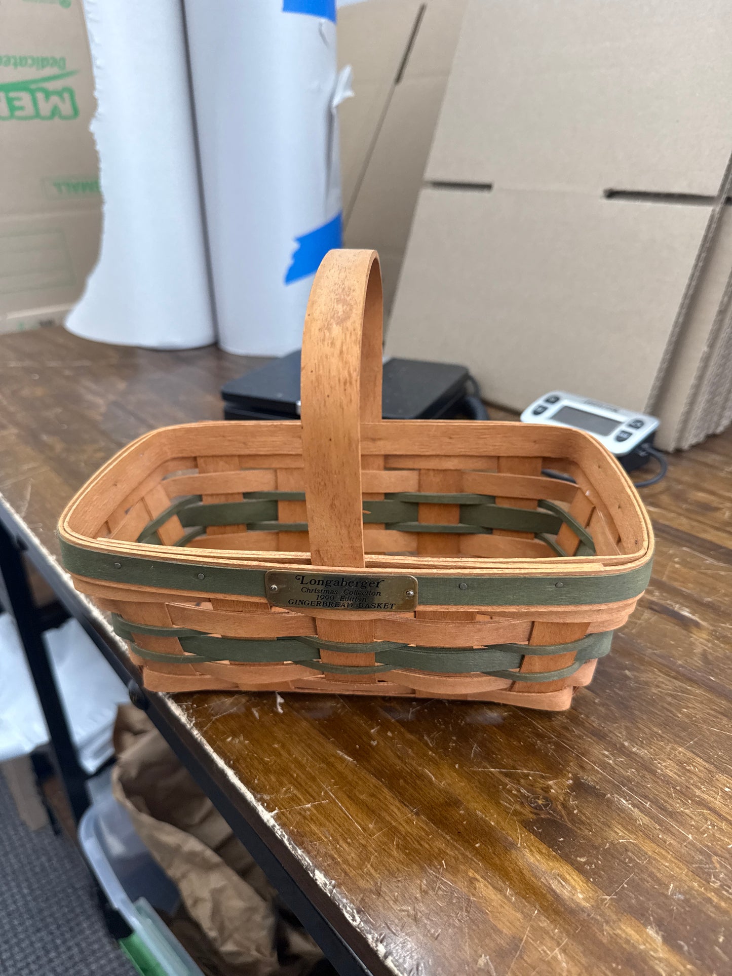 Longaberger gingerbread basket