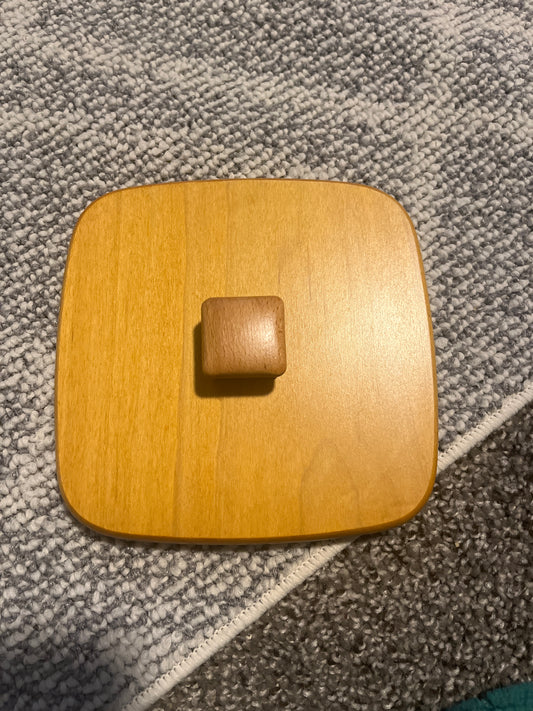 Longaberger 6” square lid
