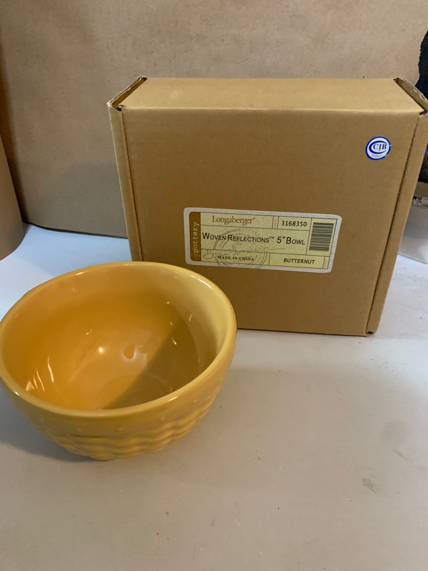 Longaberger 5” Bowl in Butternut