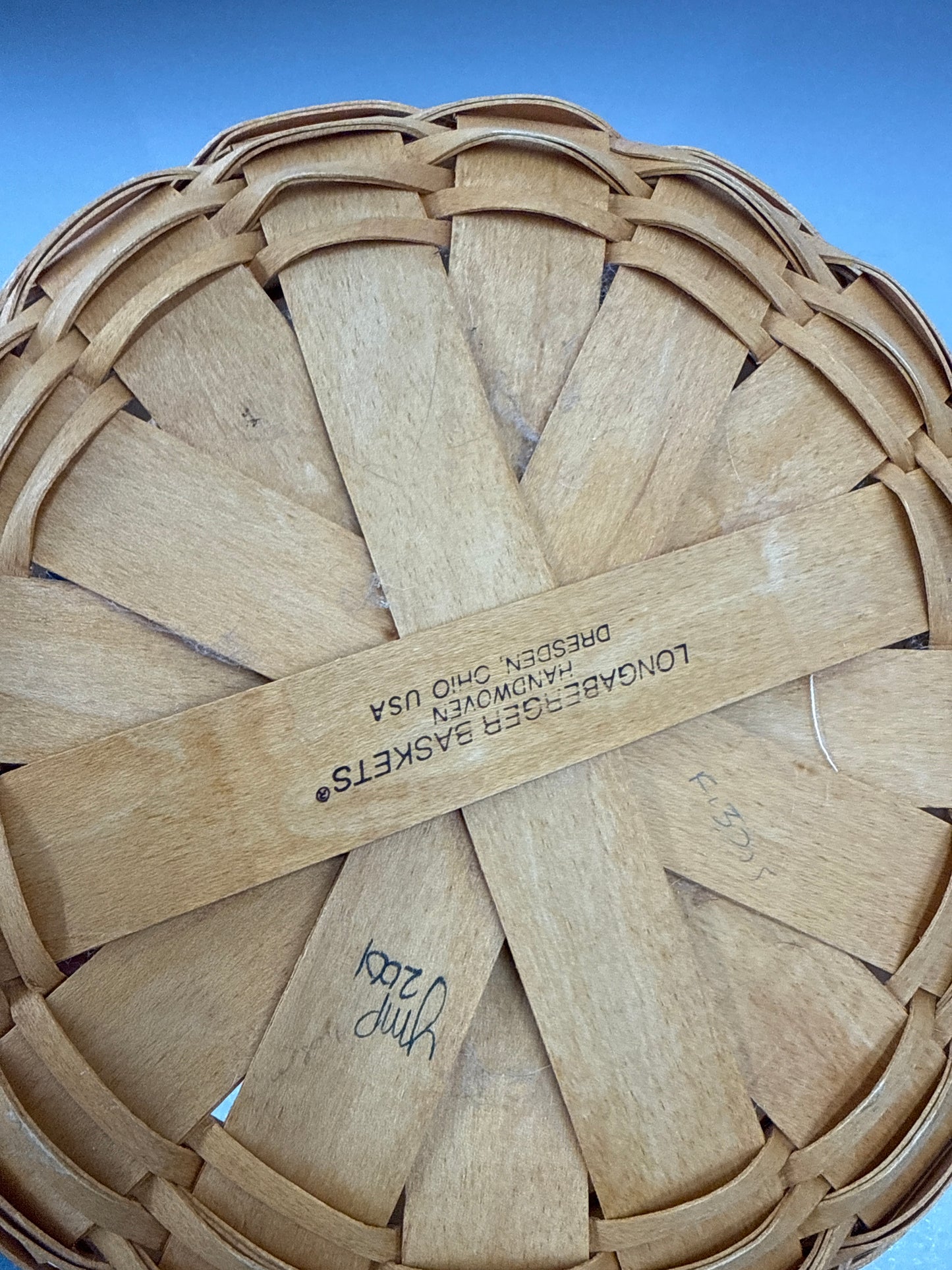Longaberger darning basket
