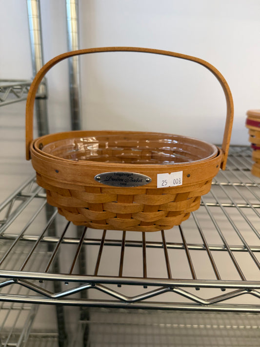 Longaberger 2008 Dresden basket with protector