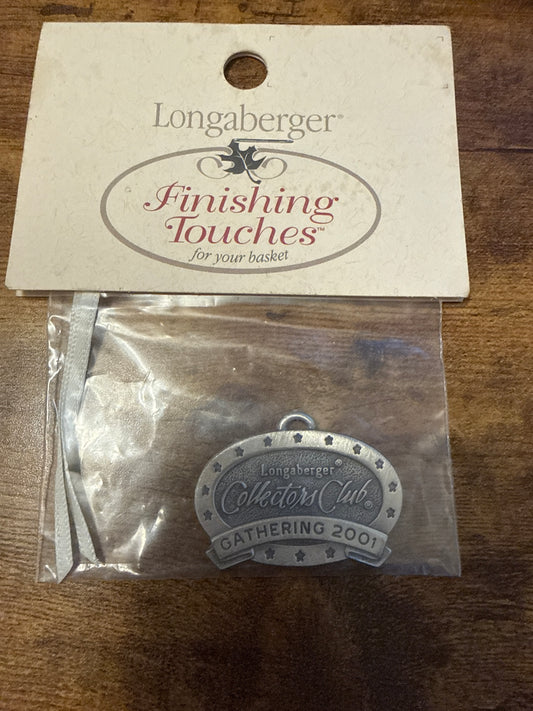 Longaberger collectors club gathering 2001 tie on