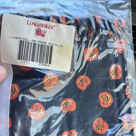 Longaberger handle gripper in pumpkin
