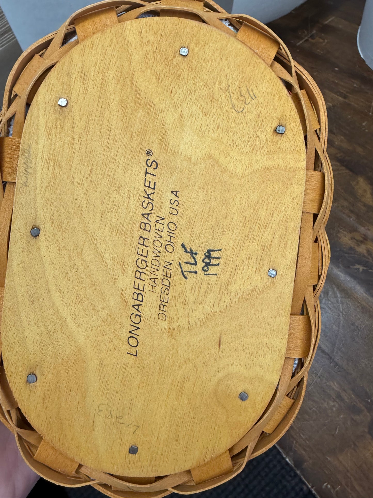 Longaberger tea for two basket