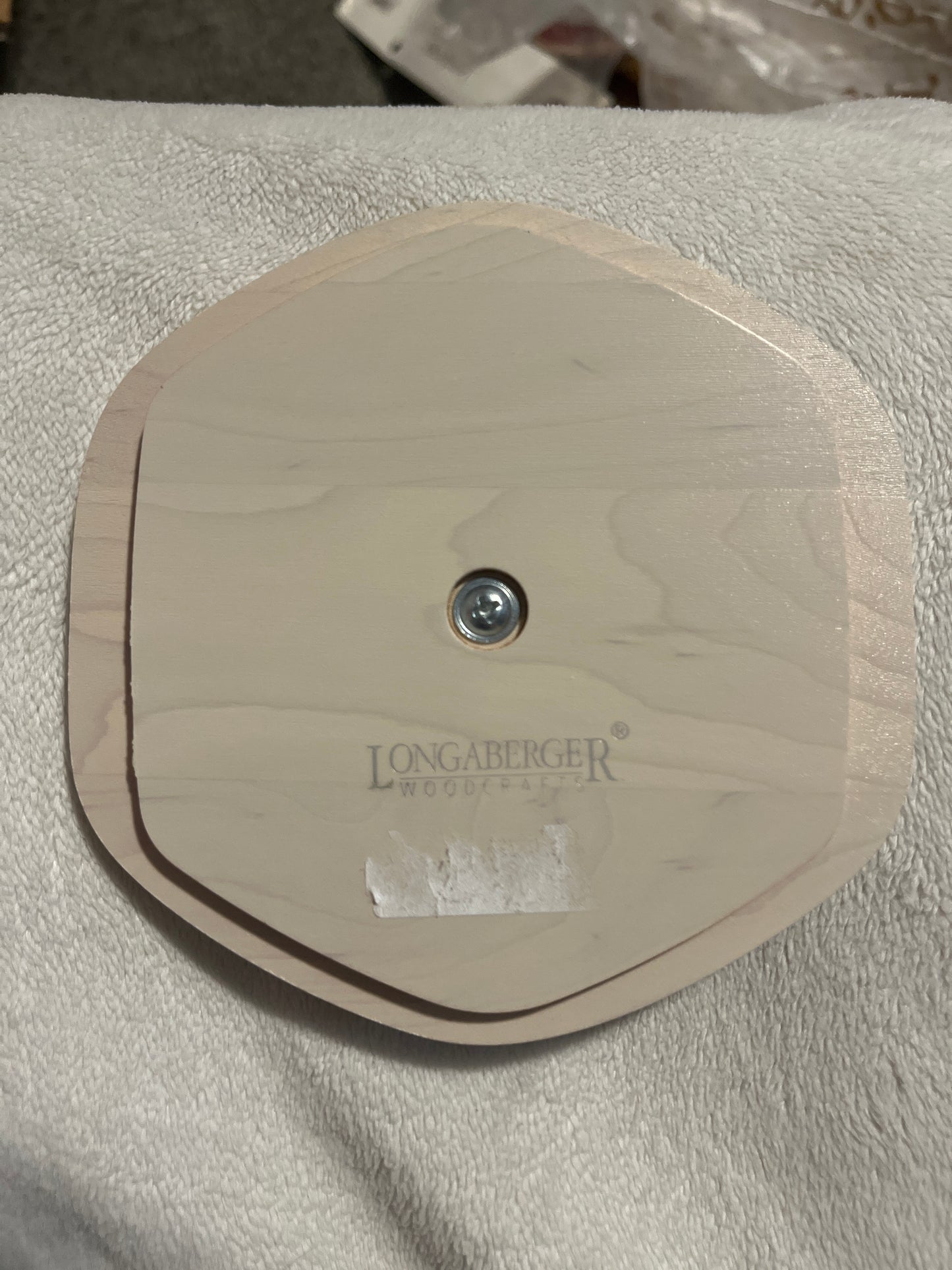 Longaberger 5.25” hexagonal lid