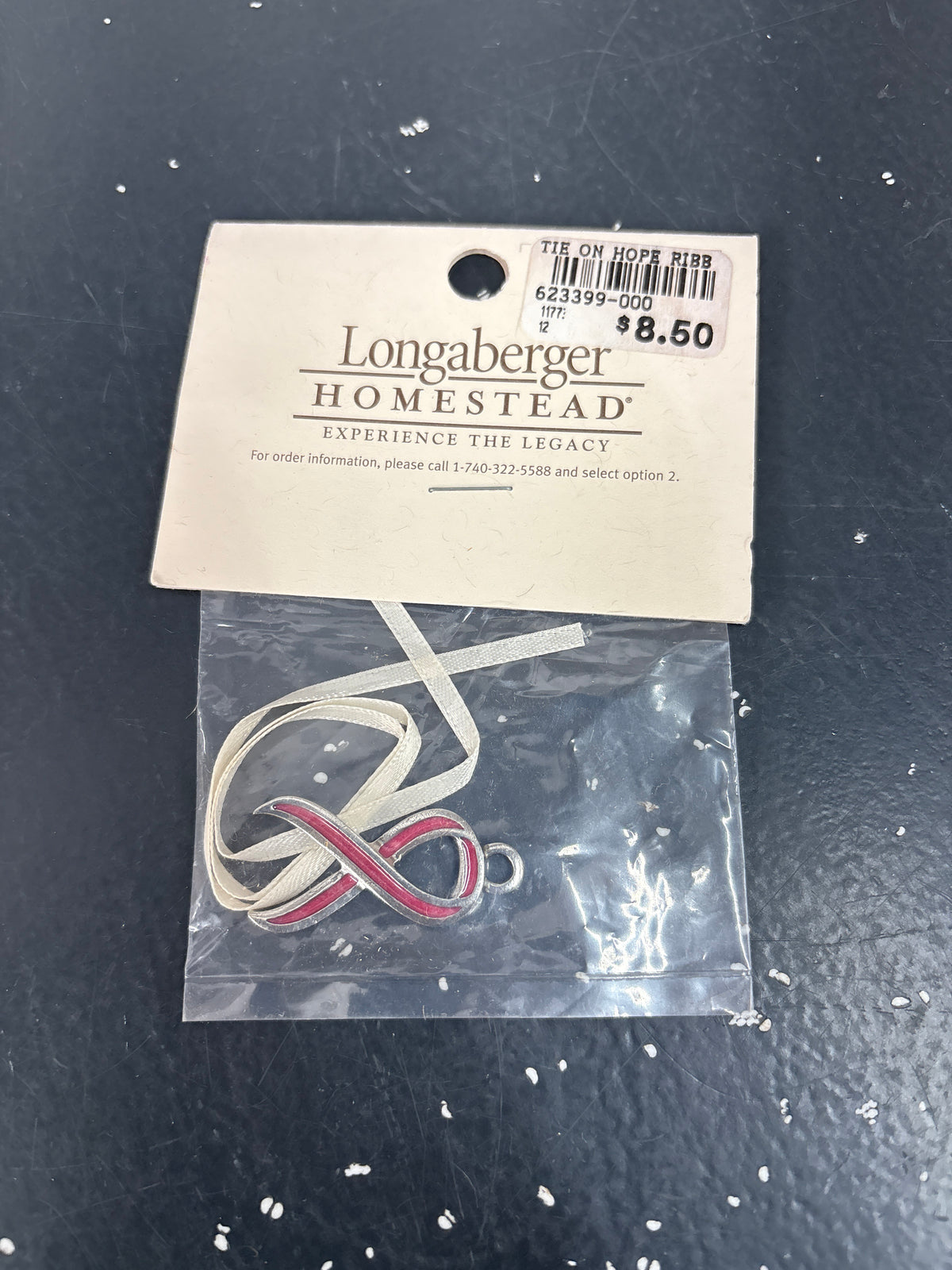 Longaberger Homestead Horizon of Hope Tie on