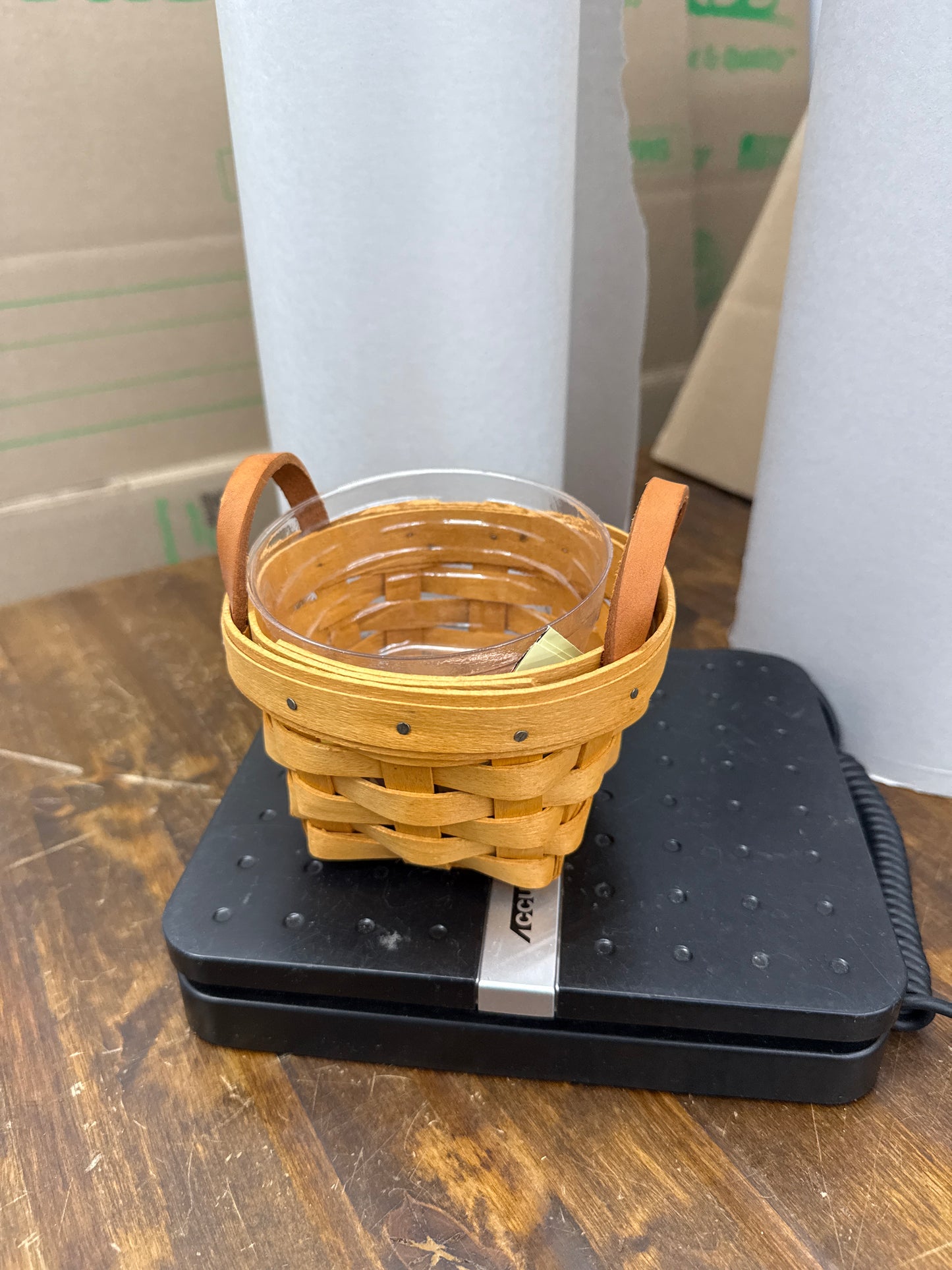 Longaberger thyme basket with protector