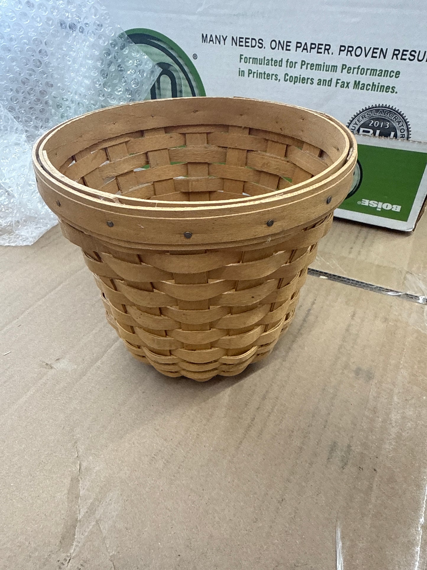 Longaberger bouquet basket