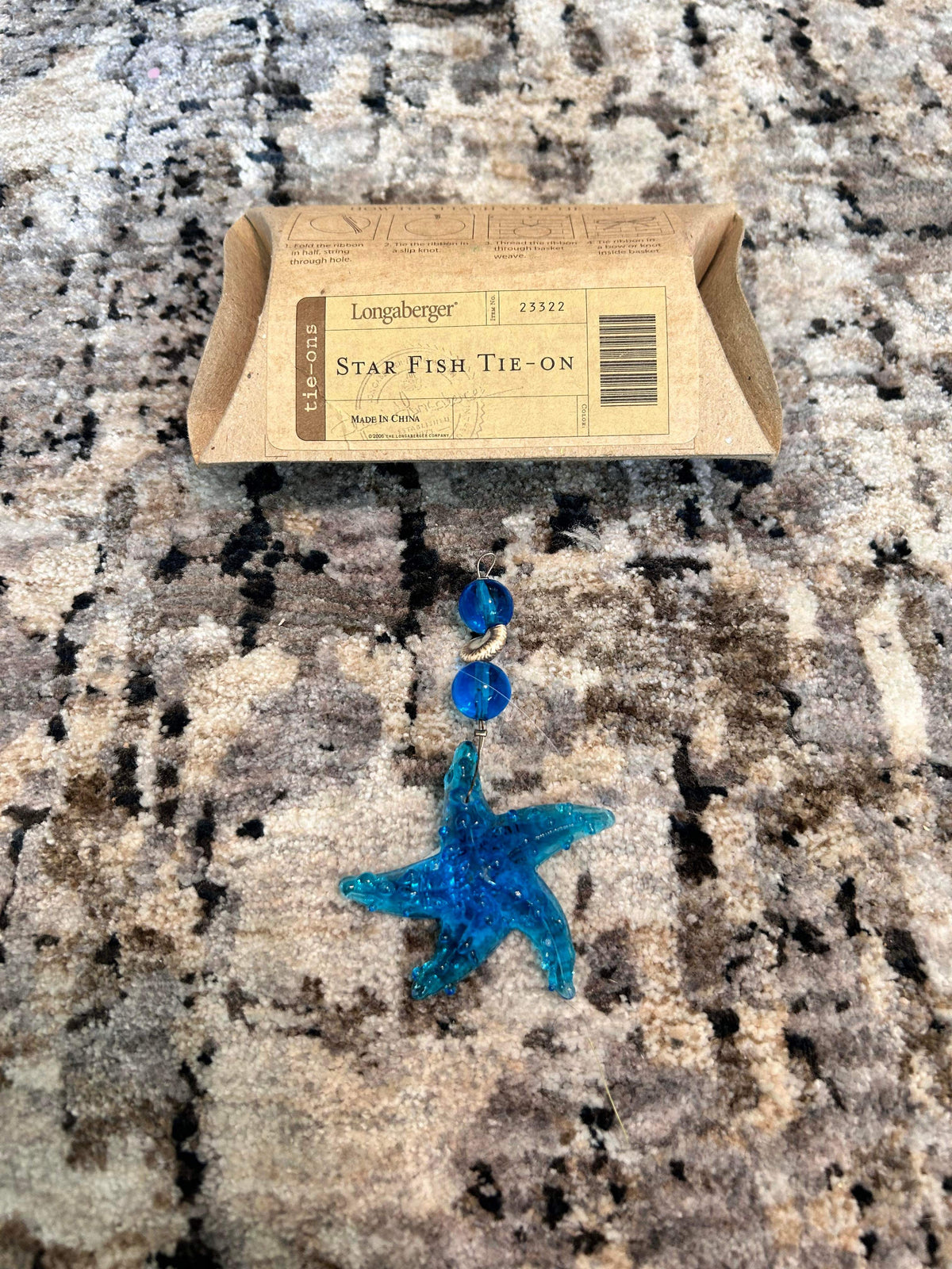 Longaberger Star Fish Tie On