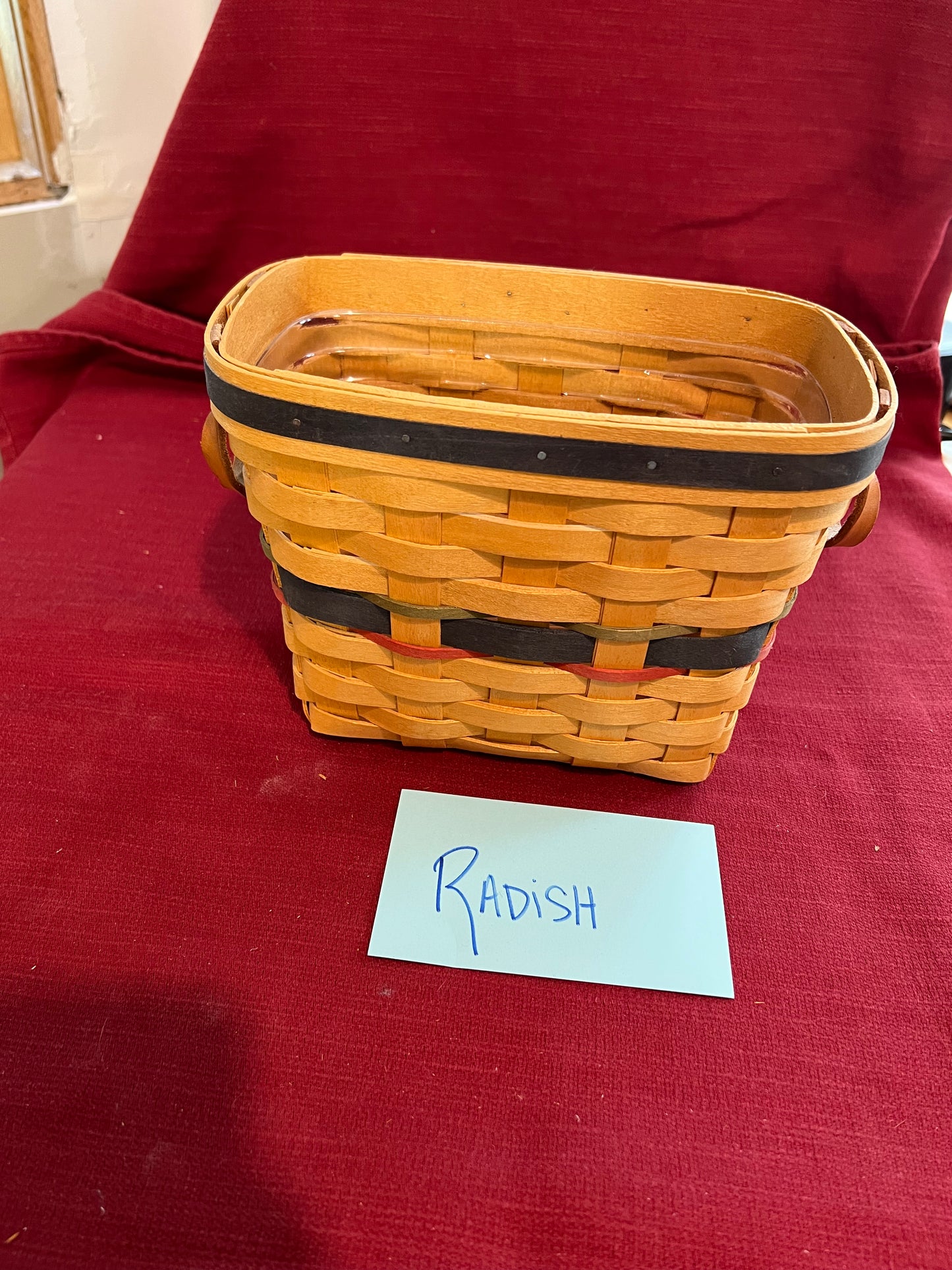 Longaberger 2000 region sponsored basket with protector