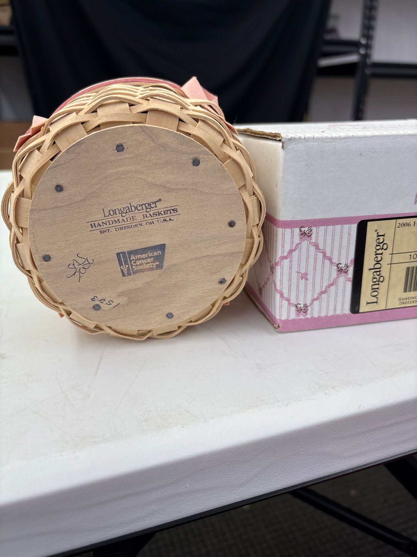 Longaberger 2006 Horizon of Hope basket