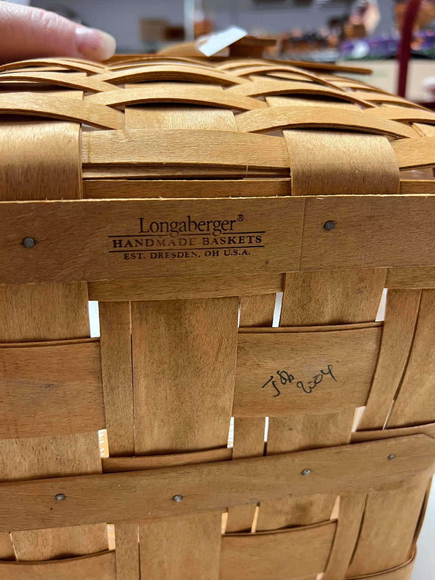 Longaberger Cake Basket with Protector