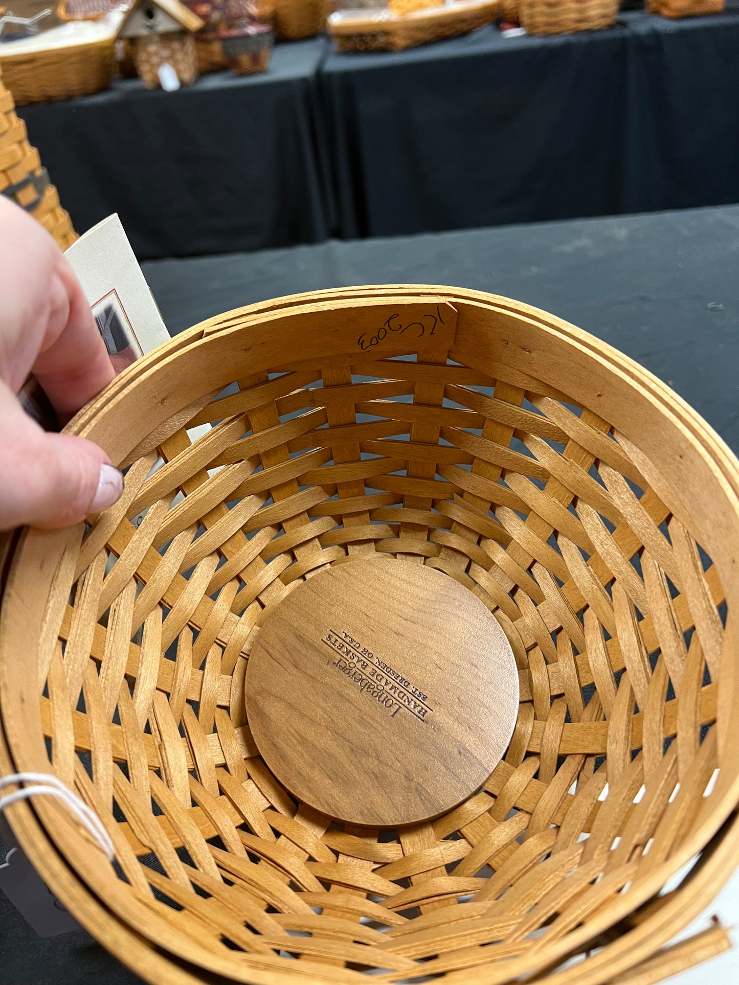 Longaberger 5” bowl basket