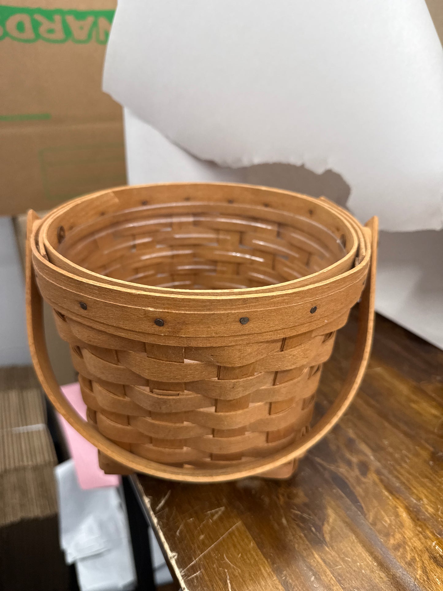 Longaberger 7” measuring basket with protector