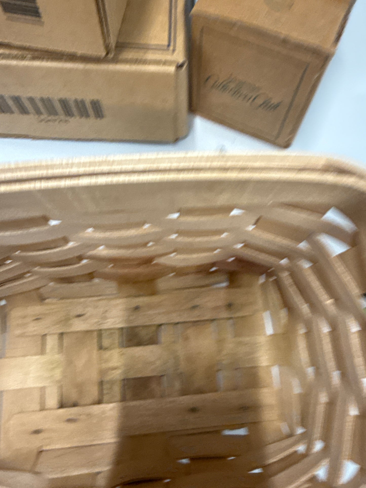 Longaberger recipe basket ( see stains on back and inside).