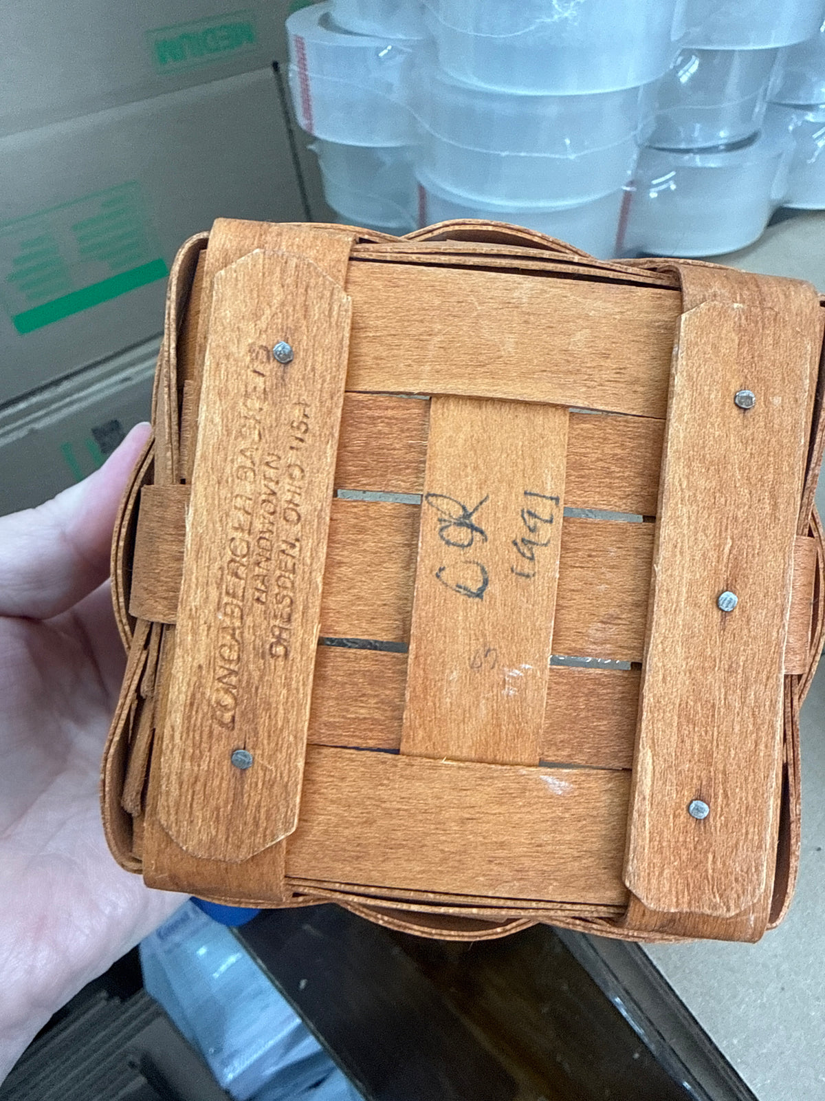 Longaberger Laurel basket with protector