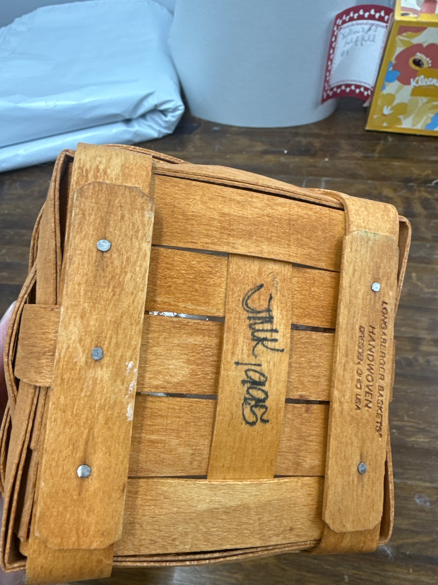Longaberger small peg with protector