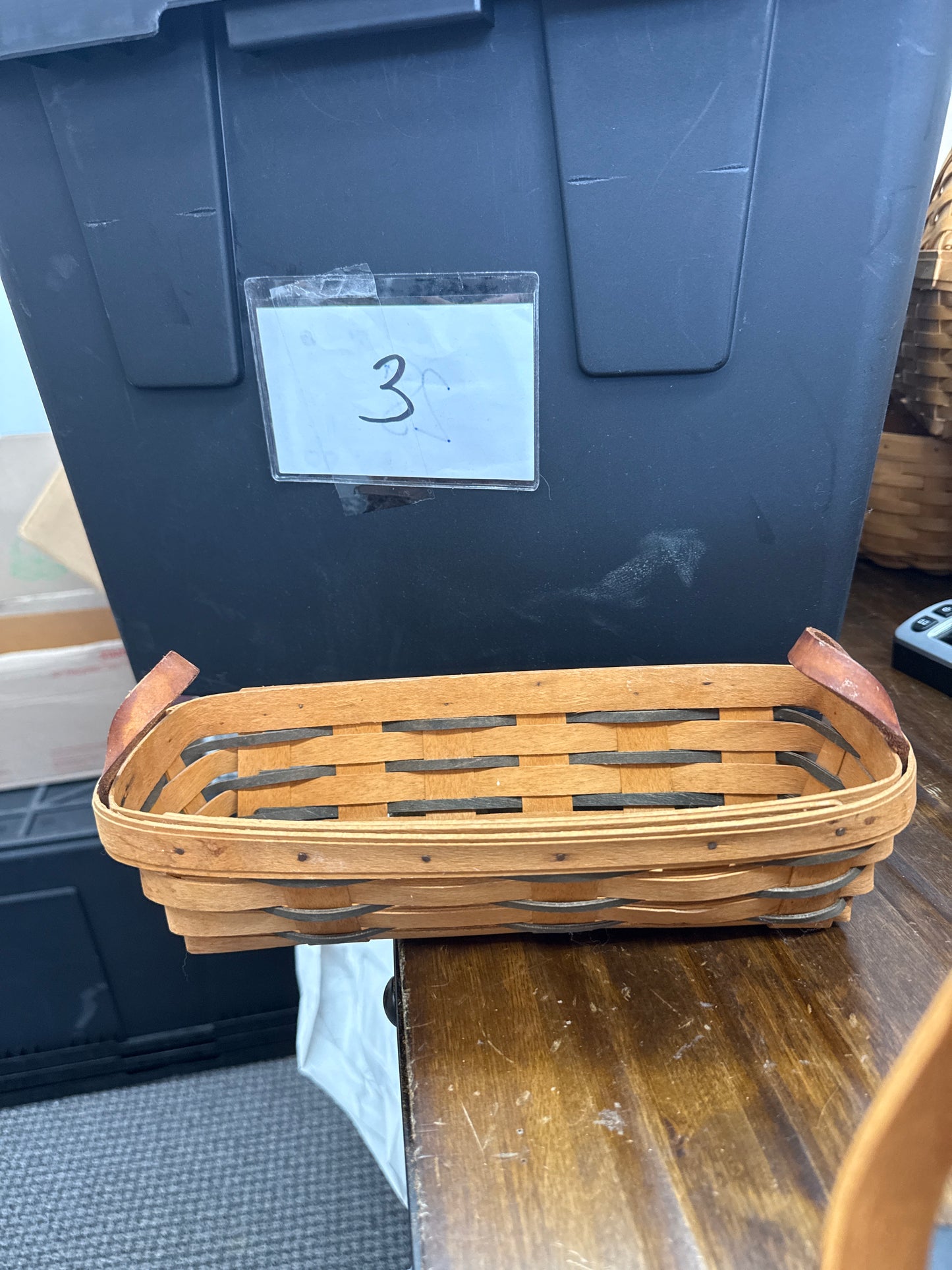 Longaberger cracker basket