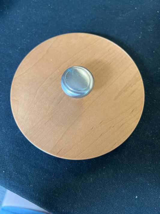 Longaberger Small canister lid in warm brown