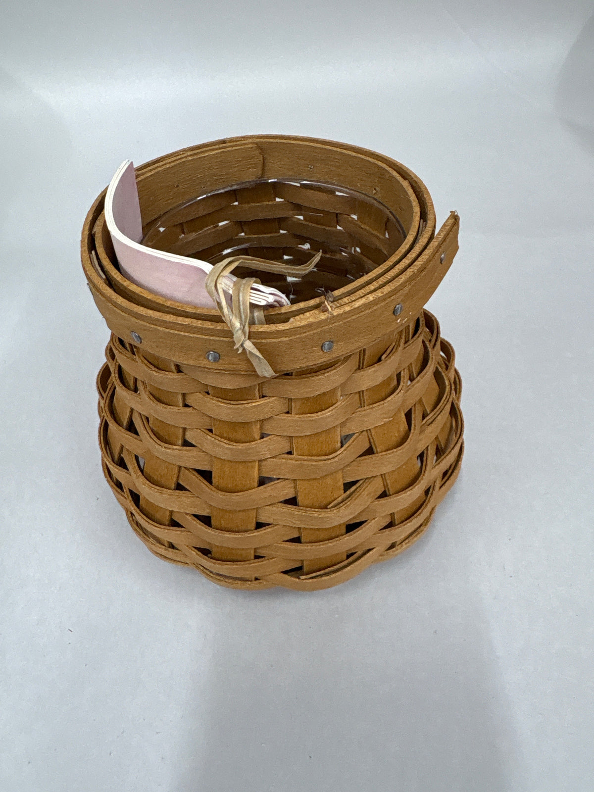 Longaberger 2009 Horizon of Hope Basket in Warm Brown with Protector