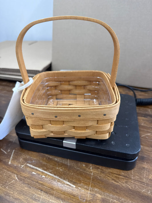 Longaberger coaster tote with protector