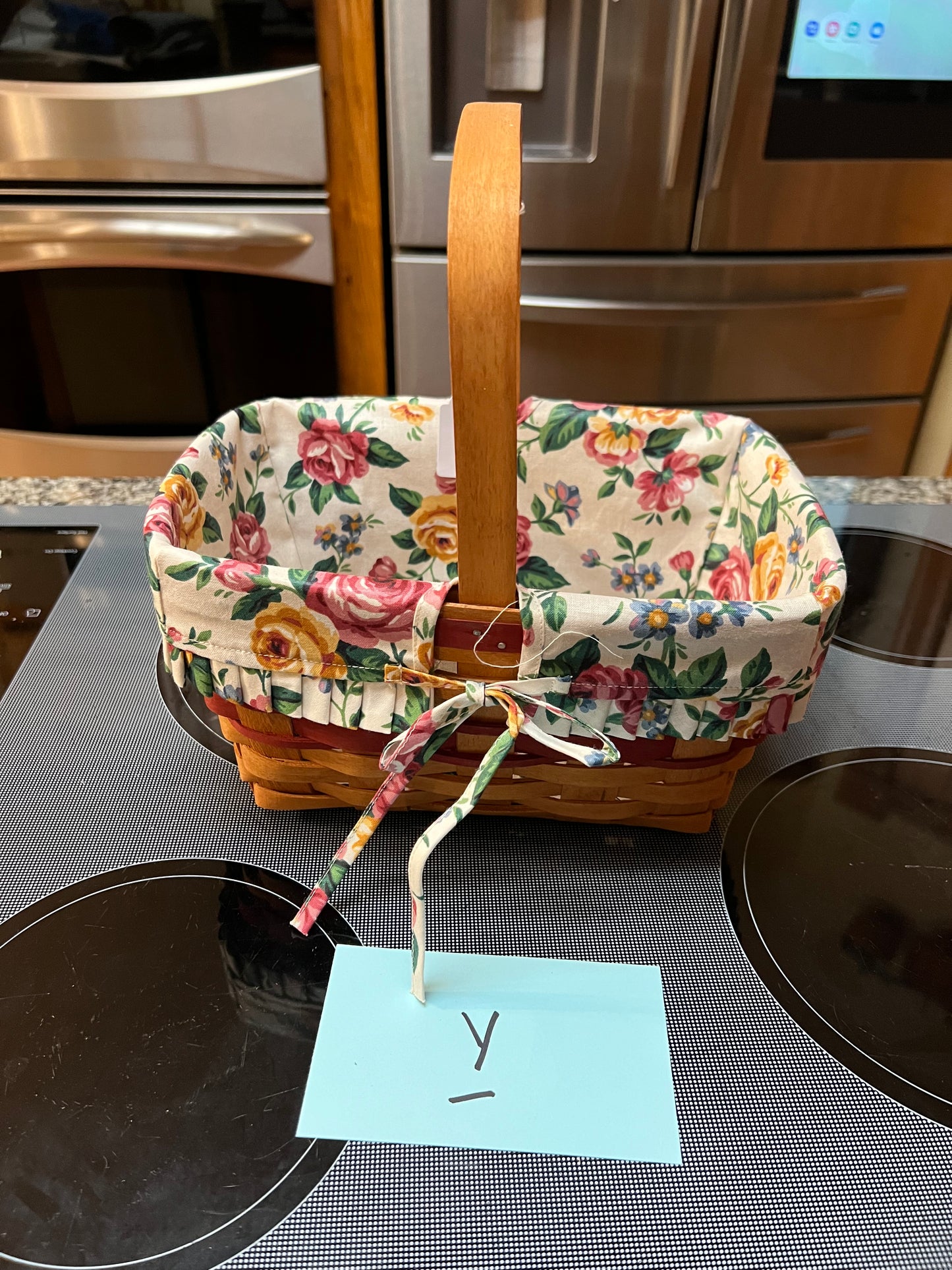 Longaberger Spring Basket with Liner