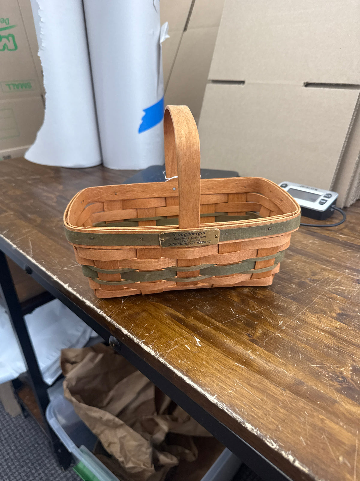Longaberger gingerbread basket