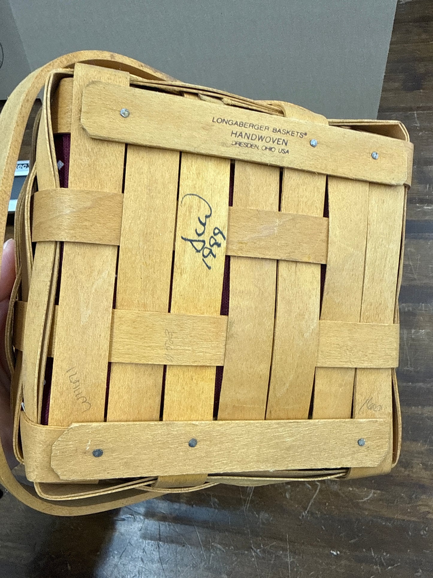 Longaberger medium berry basket with liner
