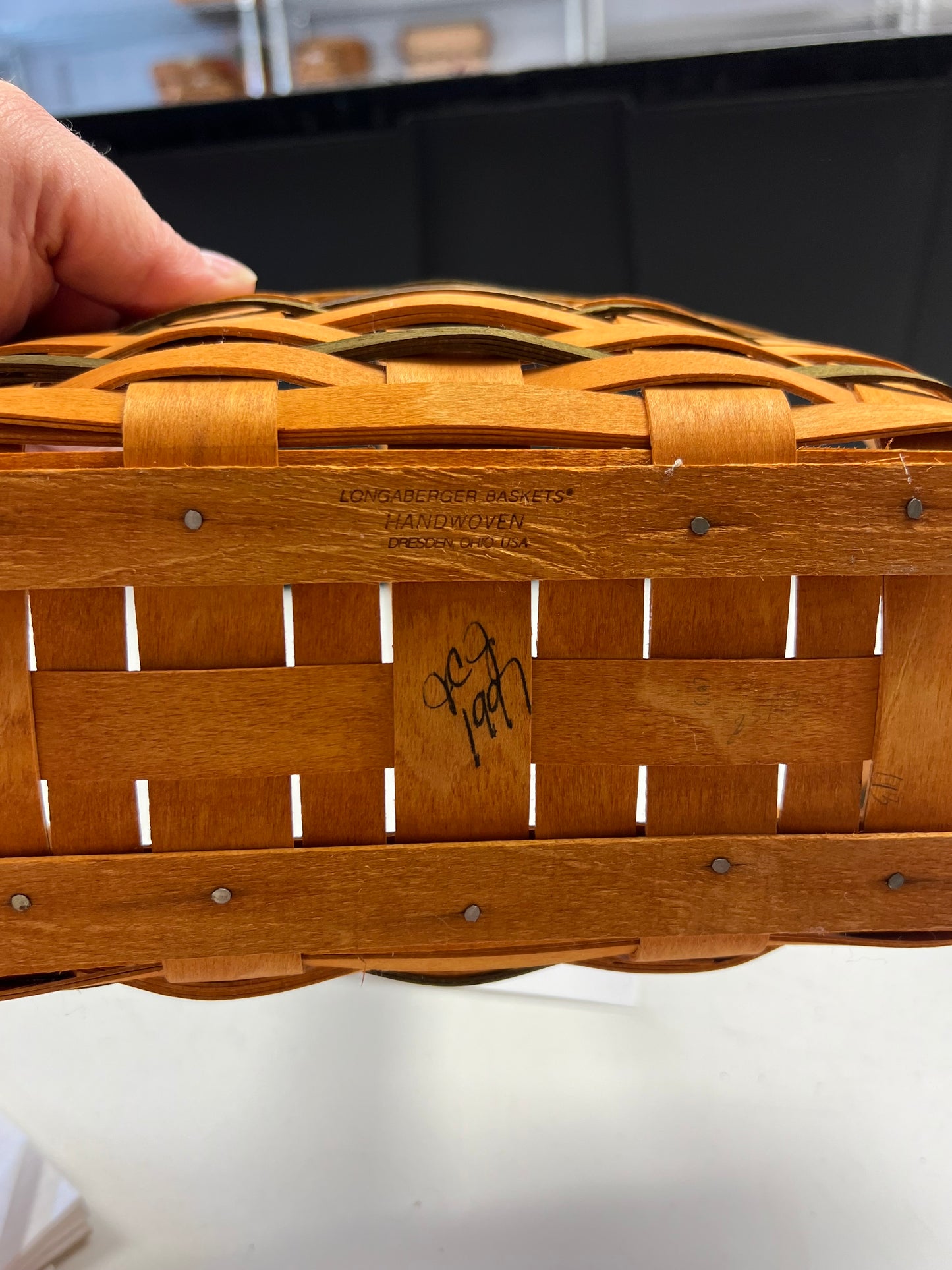 Longaberger branch spirit award basket