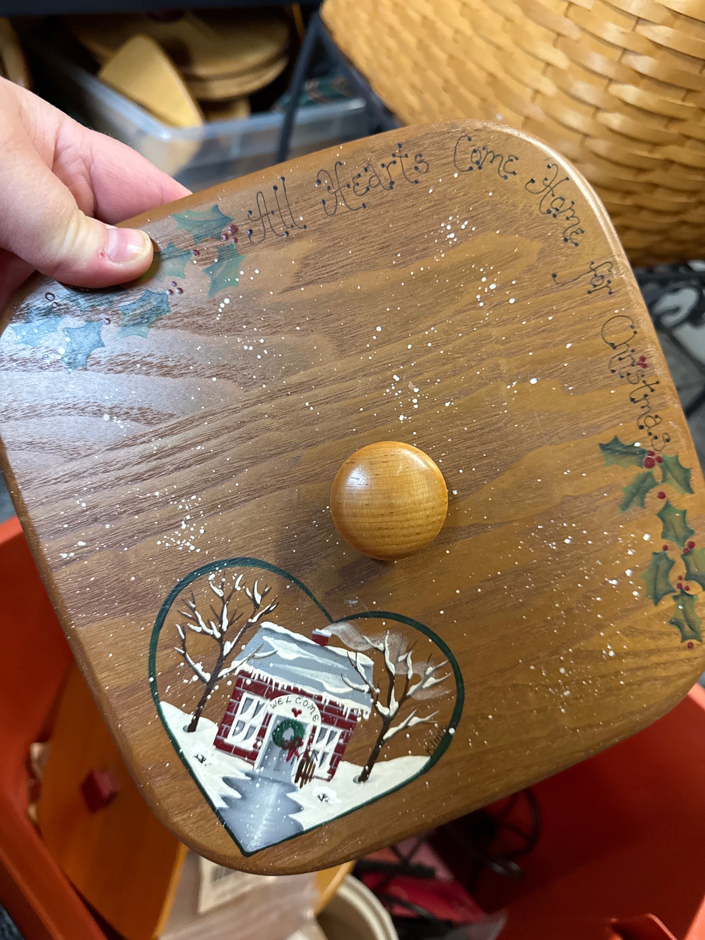 lid for snowflake basket no knob