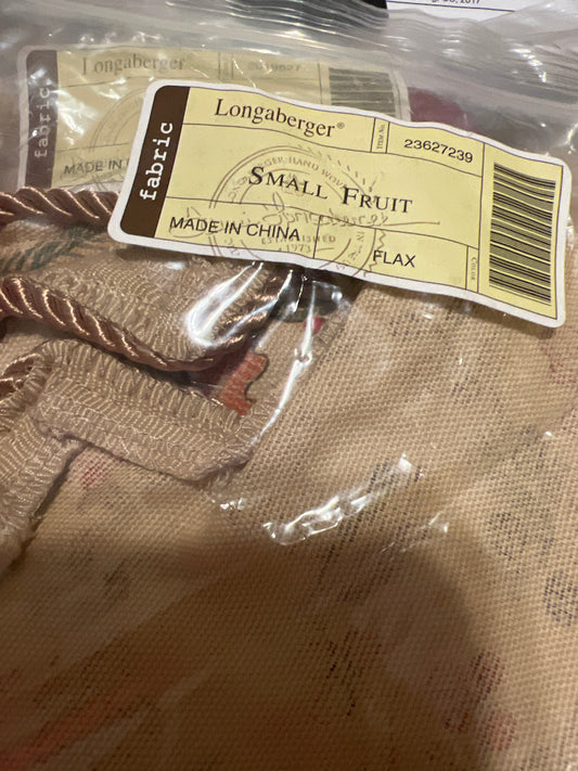 Longaberger small fruit liner in flax