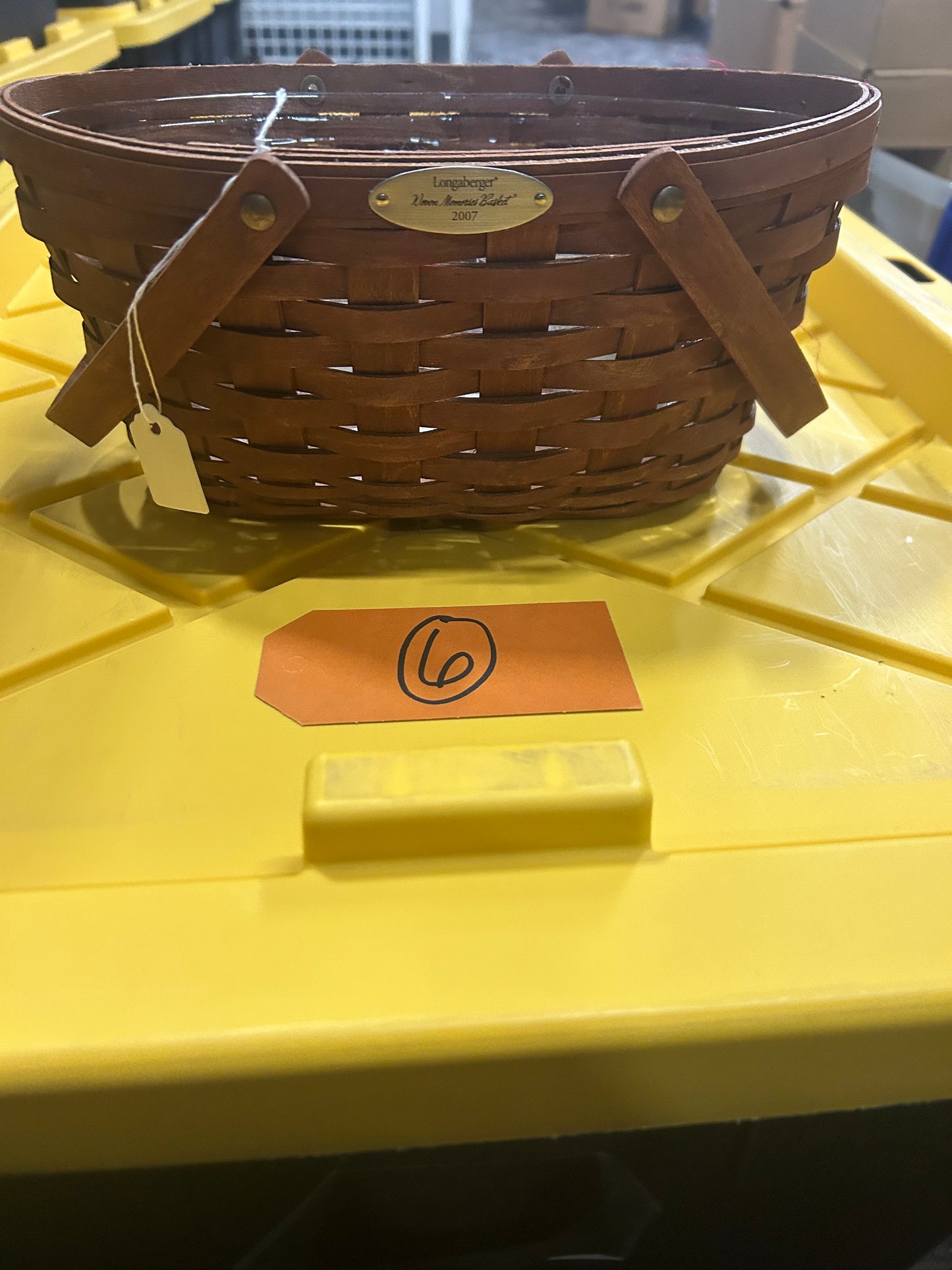 Longaberger signed basket