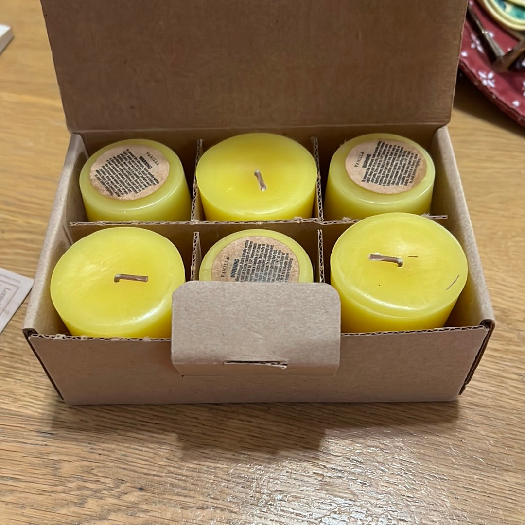 Longaberger vanilla votive 6 pack