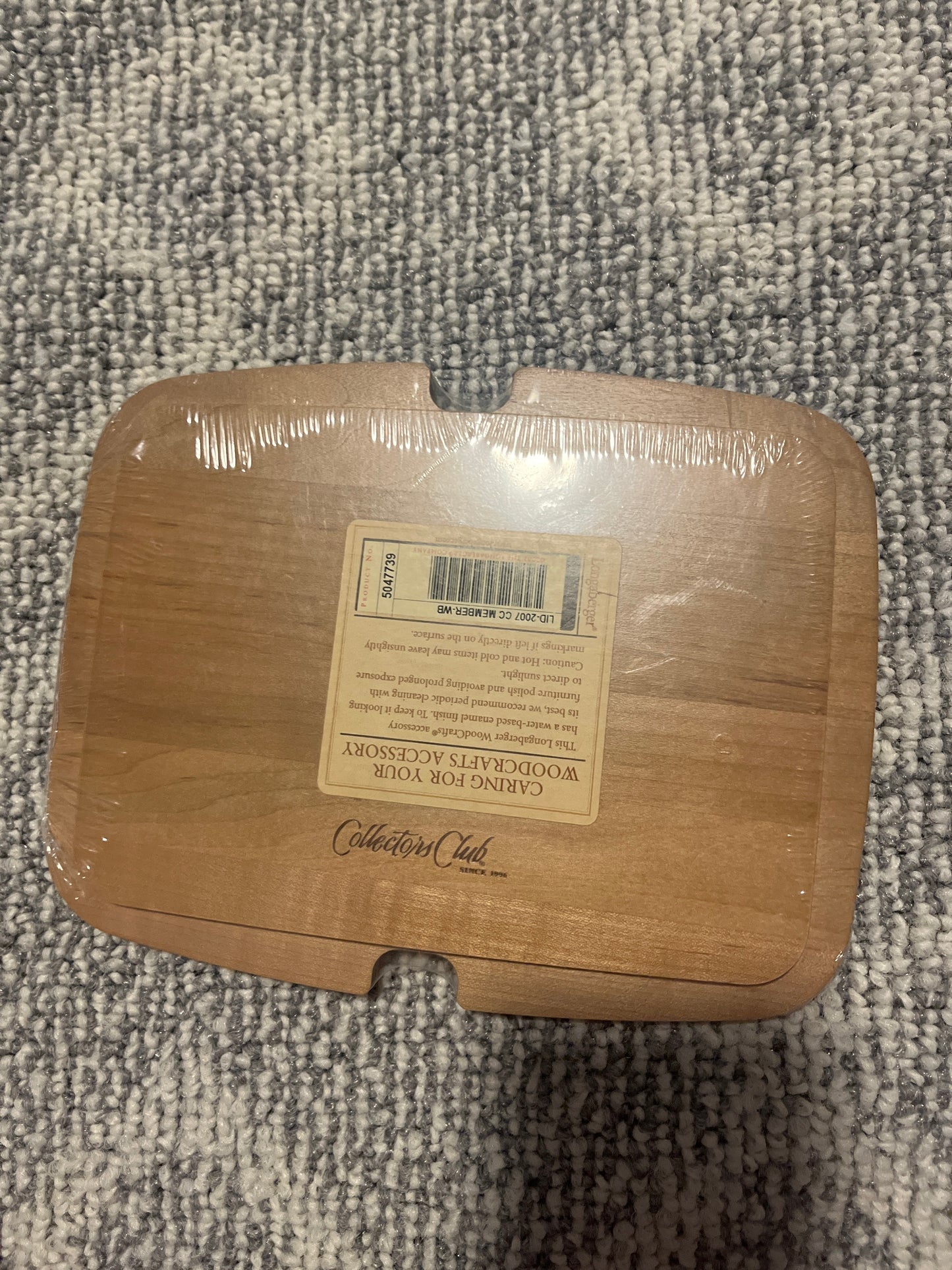 Longaberger 2007 cc member lid