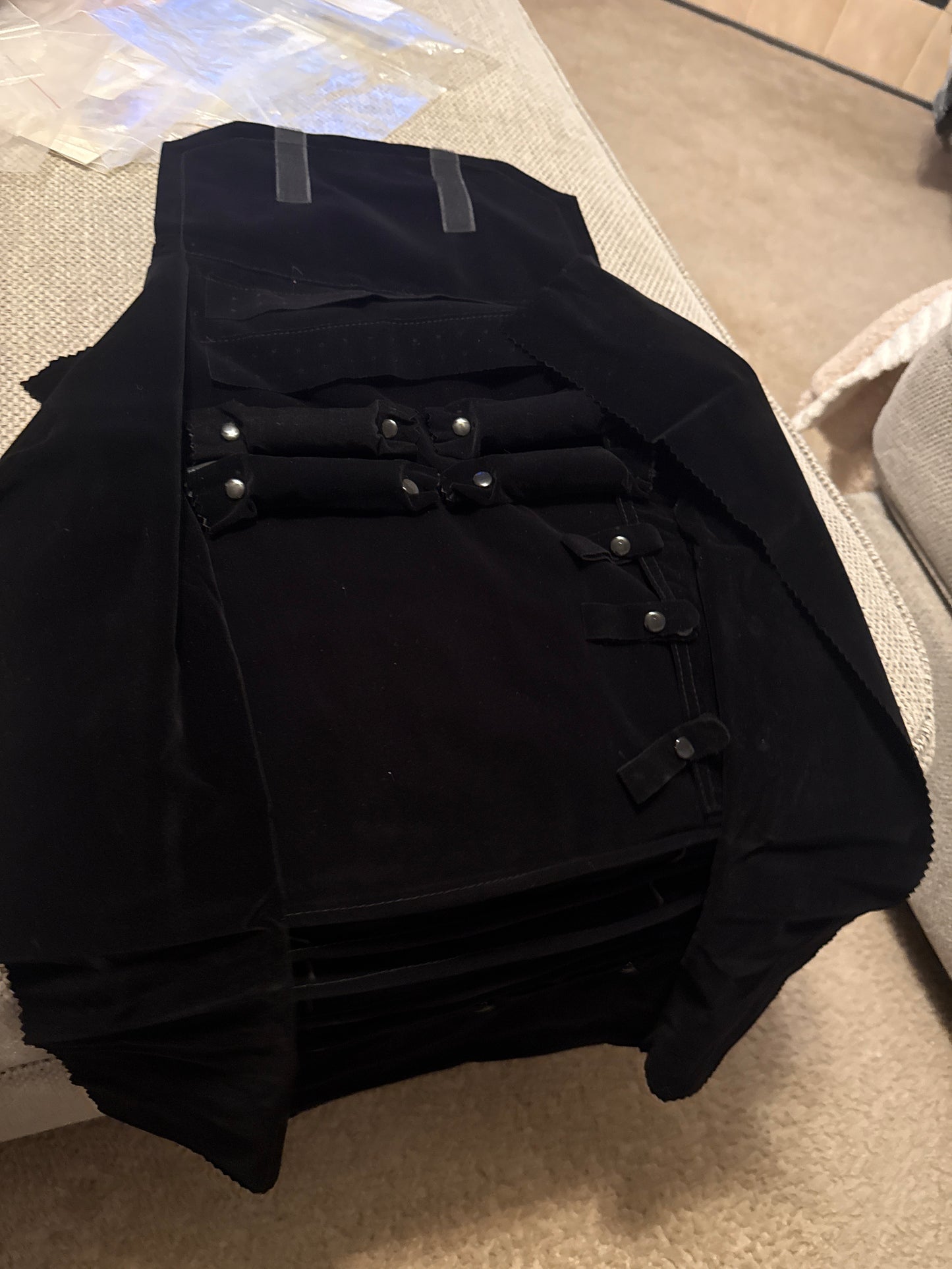 Homestead velvet rollup bag
