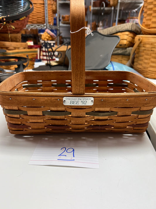 Longaberger 1992 bee basket