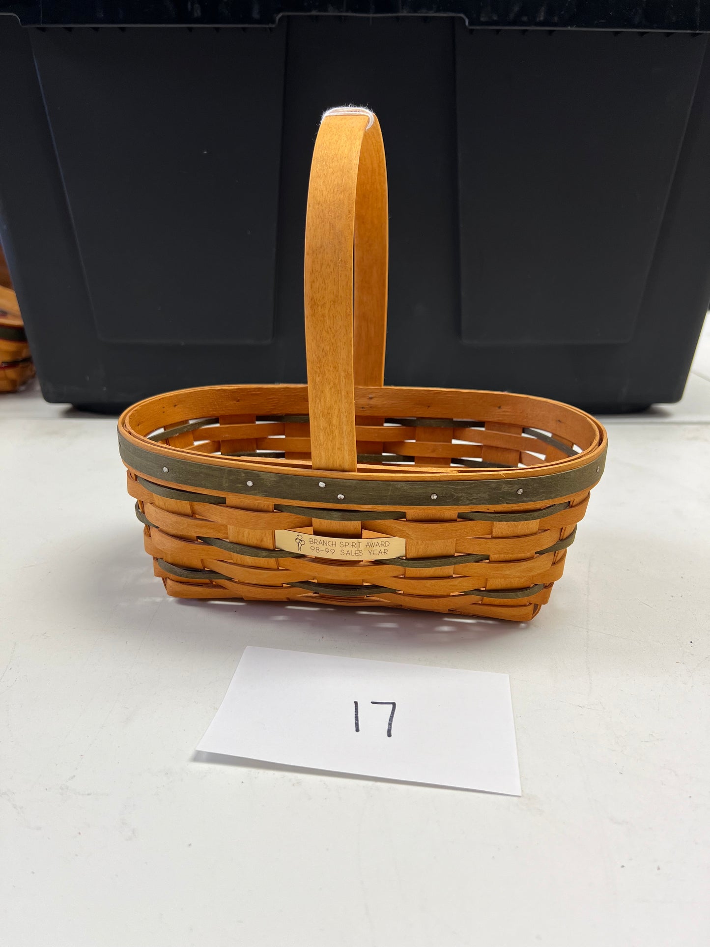 Longaberger branch spirit award basket